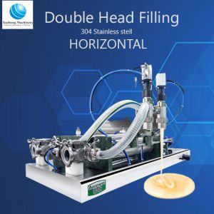 AKWGZJ-GS Mesin Filling Semi Otomatis Horizontal (DOUBLE HEAD)