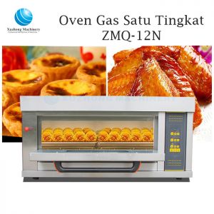 ZMQ-12N Oven Gas Satu Tingkat Dua Loyang