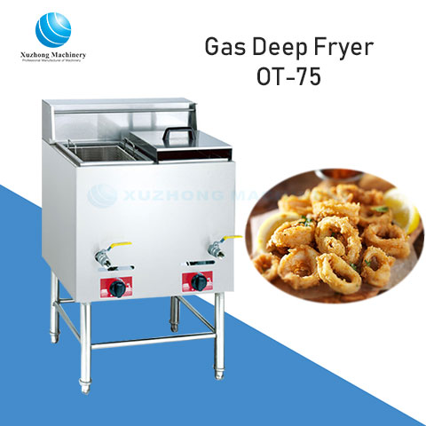 OT-75 Deep fryer gas double tank