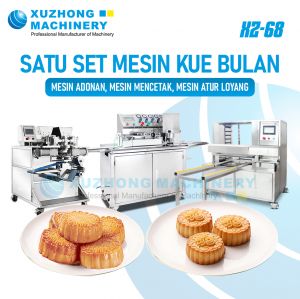 XZ-68+64+08 Satu Set Mesin kue bulan