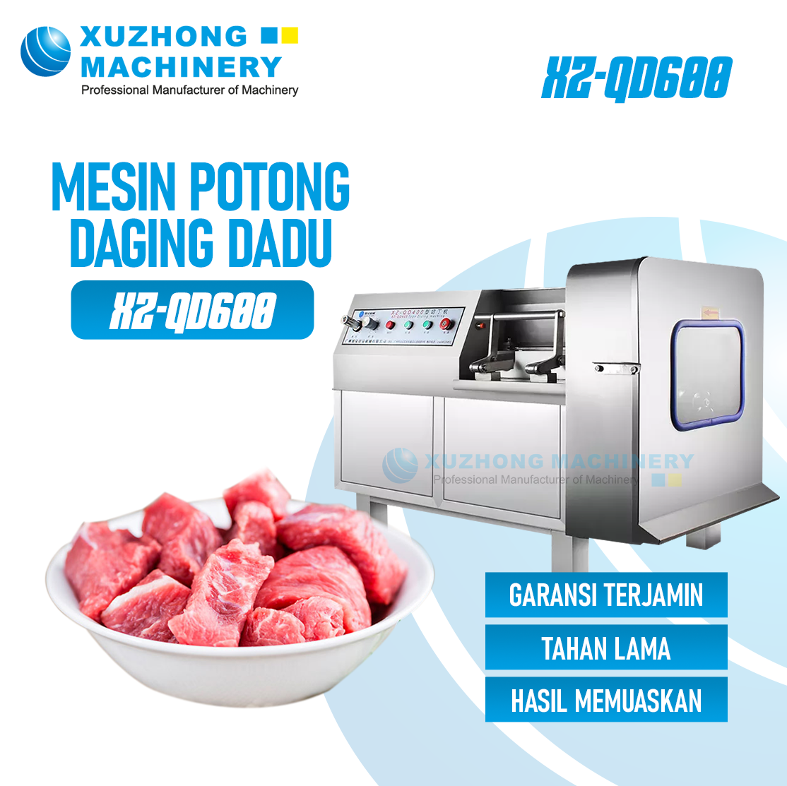 XZ-QD600 Mesin potong dadu