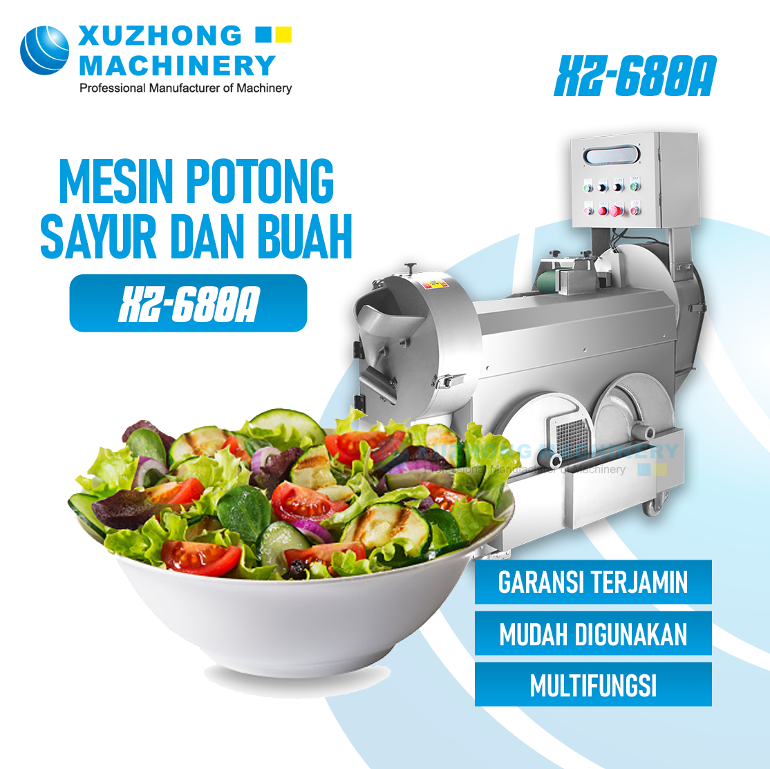 XZ-680A Mesin potong sayur