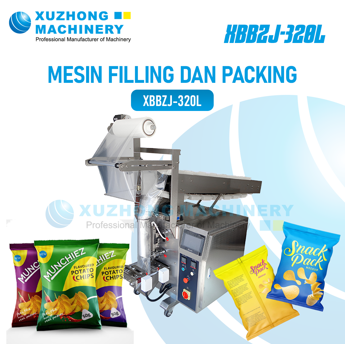 XBBZJ-320L Mesin Filling dan Sealing Bijian Besar dan kecil