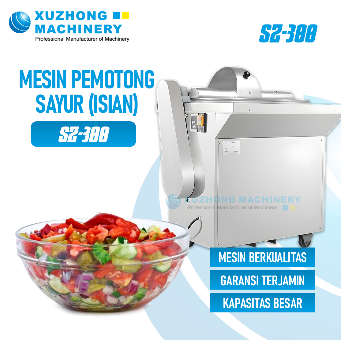 SZ-300 Mesin Potong Sayuran (Isian)