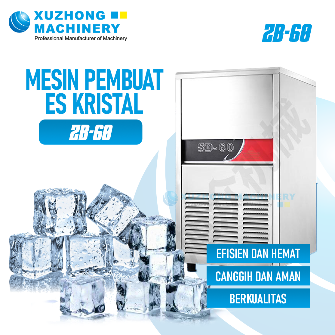 ZB-60 Mesin Pembuat Es