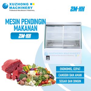 ZM-HX kabinet pendingin melengkung