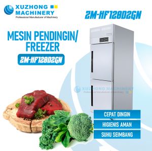 ZM-HF120D2GN freezer pintu ganda