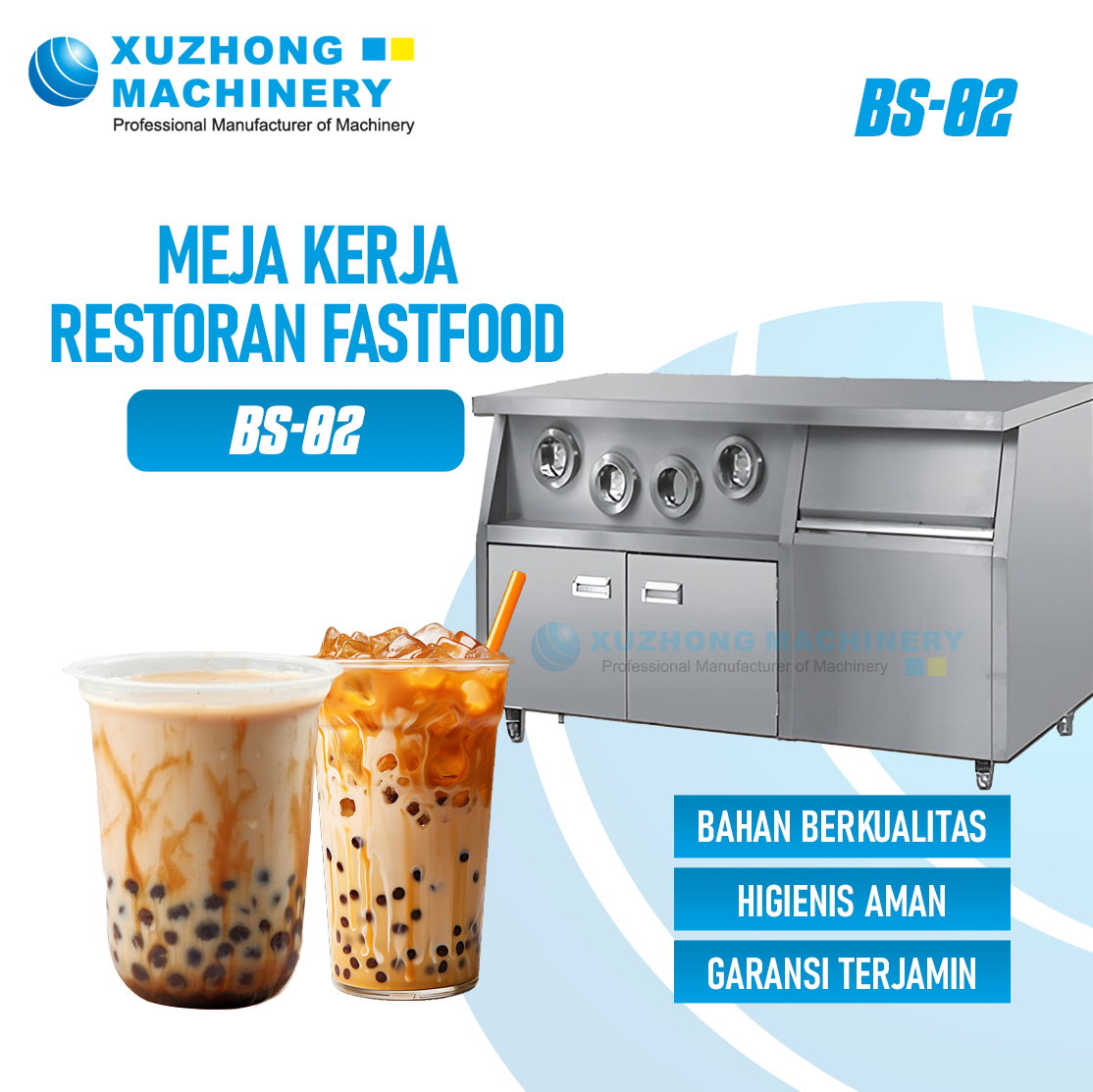 BS-02 Meja kerja restoran fastfood