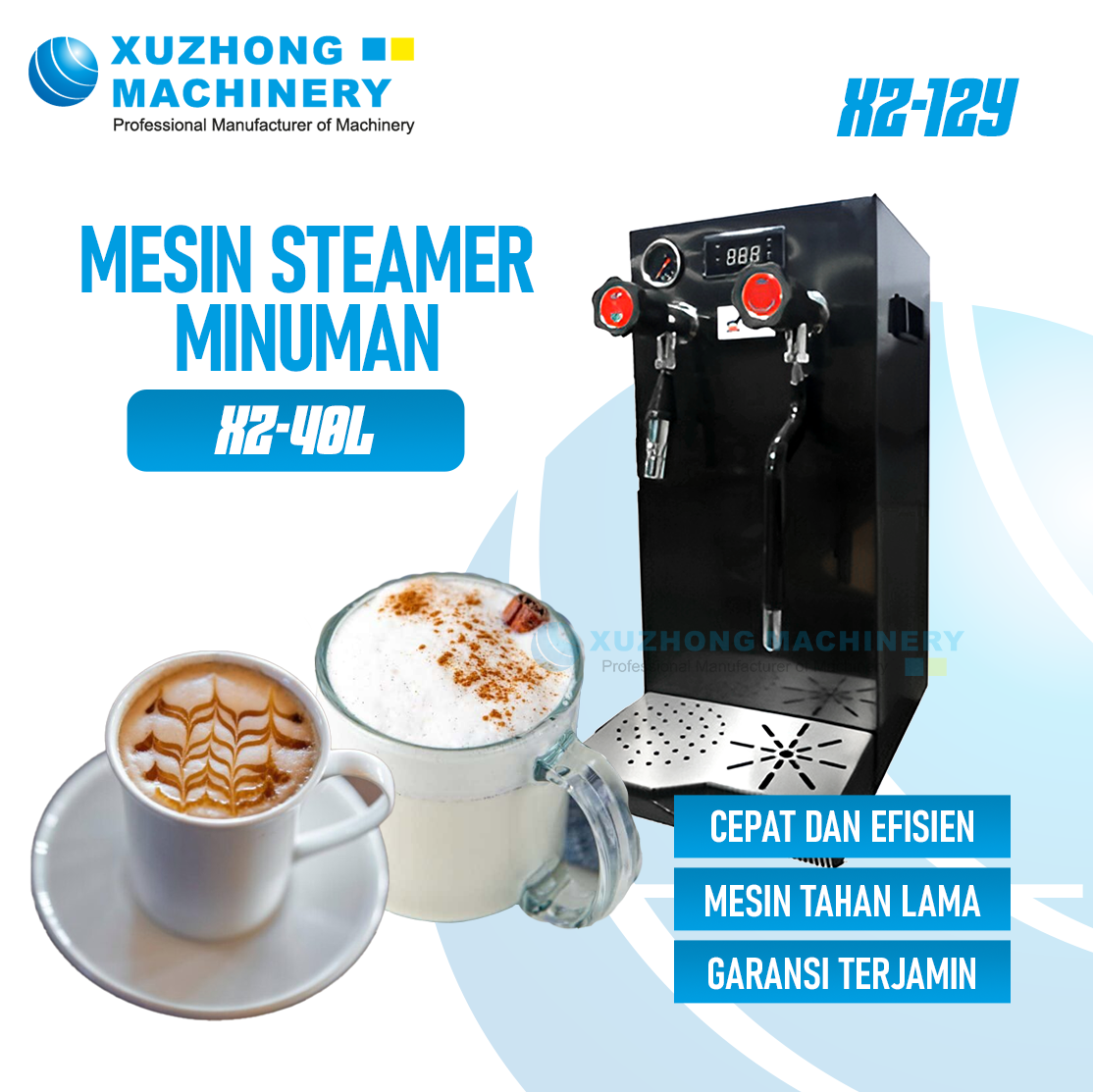 XZ-12Y Mesin Pembuar Busa dan Hot Steamer